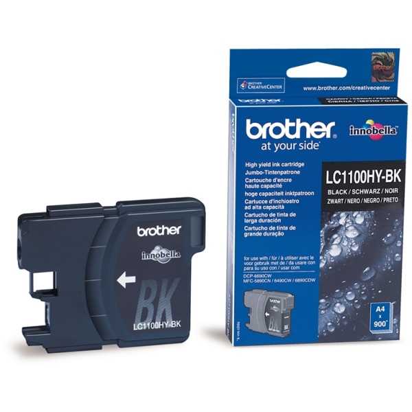Cartuccia Brother 1100 (LC-1100HYBK) nero - 129764