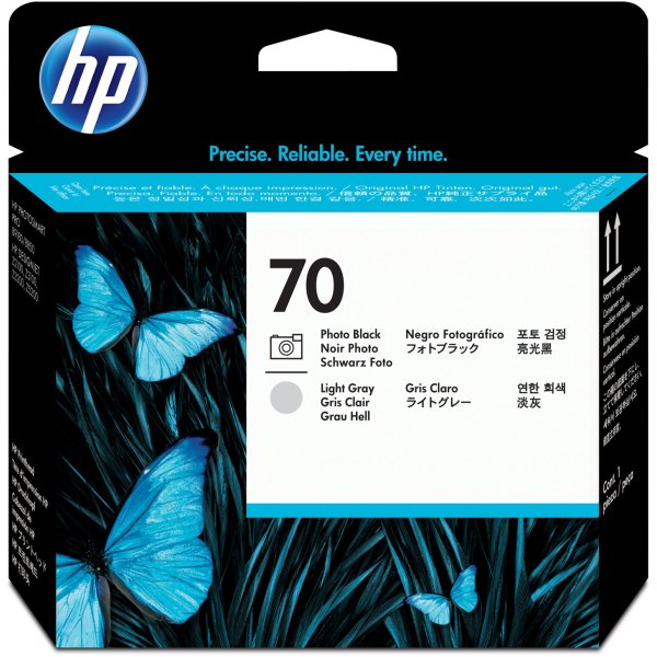 Testina di stampa HP 70 (C9407A) grigio chiaro -nero - 132290