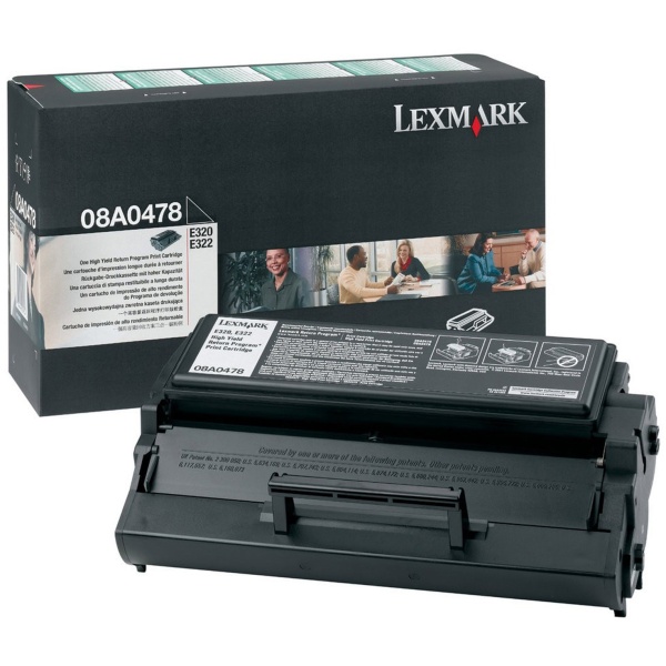 Toner Lexmark 08A0478 nero - 132821