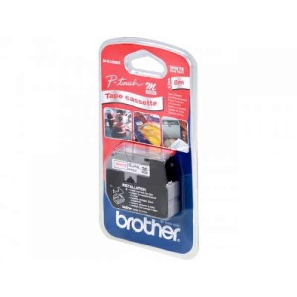 Nastro Brother MK222BZ rosso-bianco - 137365
