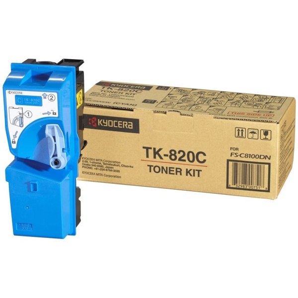 Toner Kyocera-Mita TK-820C (1T02HPCEU0) ciano - 139641