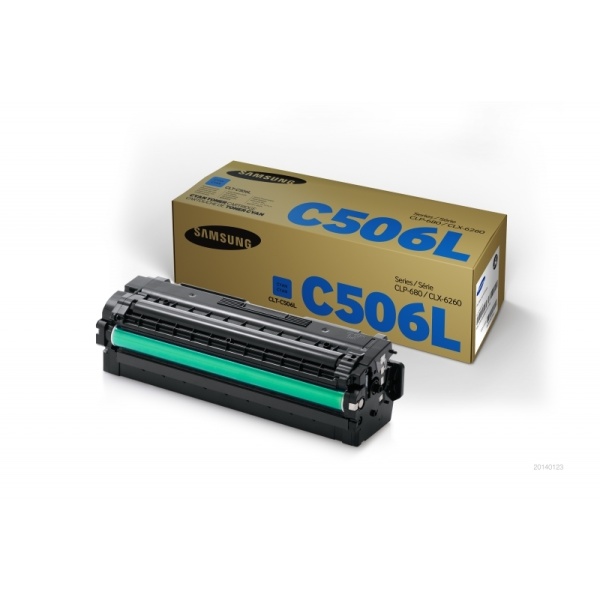 Toner Samsung CLT-C506L (SU038A) ciano - 140097