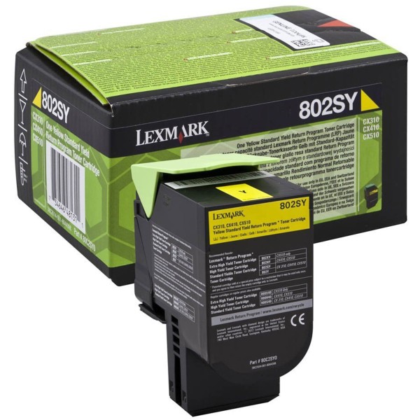 Toner Lexmark 802SY (80C2SY0) giallo - 140666