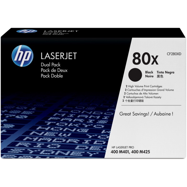 Toner HP 80X (CF280XD) nero - 140851