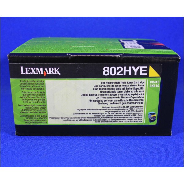 Toner Lexmark 802HYE (80C2HYE) giallo - 141249