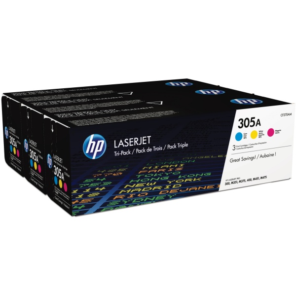Toner HP 305A (CF370AM) ciano-magenta-giallo - 142832