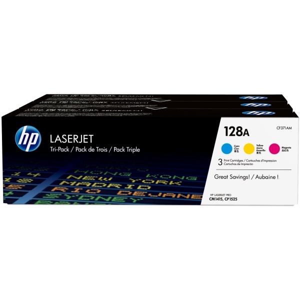 Toner HP 128A (CF371AM) ciano-magenta-giallo - 142839