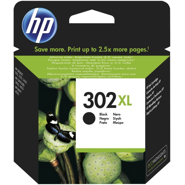 Cartuccia HP 302XL (F6U68AE) nero - 156905