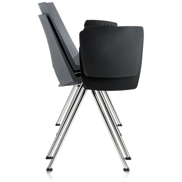 Sedia operativa eco-smart STRIKE UNISIT - plastica - NERO - SKT/NE