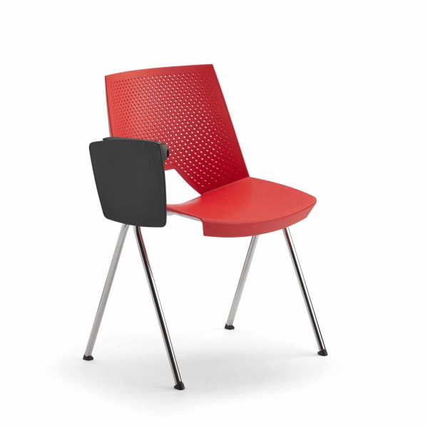 Sedia operativa eco-smart STRIKE UNISIT - plastica - ROSSO - SKT/RO