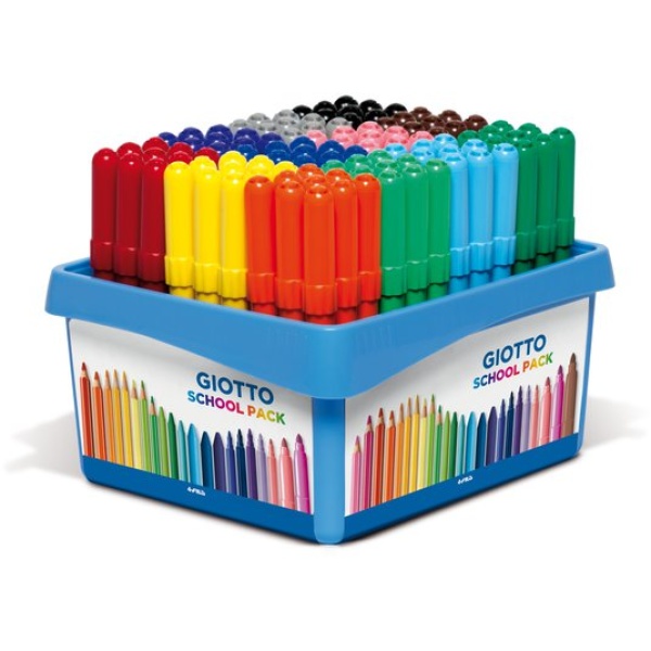 Pennarelli Turbo Giotto - Schoolpack Turbo Maxi - 1-3 mm - assortiti - 524000 (conf.108)