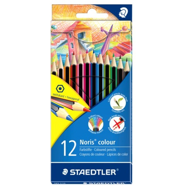 Matite colorate Noris colors Staedtler - 185C12 (conf.12)