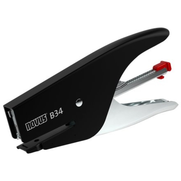 Cucitrice a pinza B34 Novus - nero/cromo - 021-0092