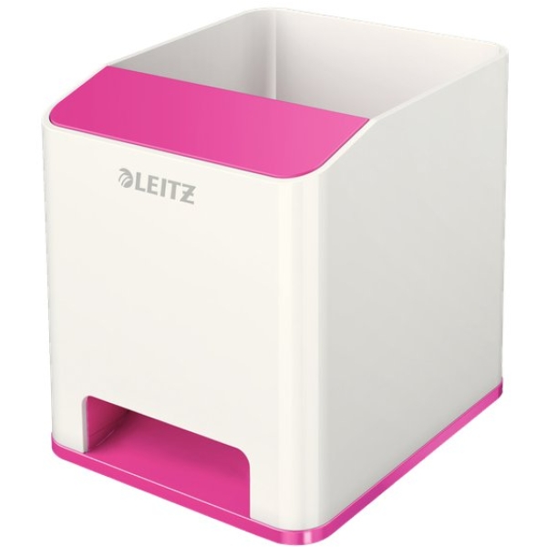 Portapenne WOW Dual Color Leitz - 9x10,1x10 cm - fucsia metallizzato - 53631023