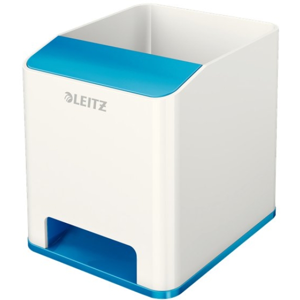 Portapenne WOW Dual Color Leitz - 9x10,1x10 cm - blu metallizzato - 53631036