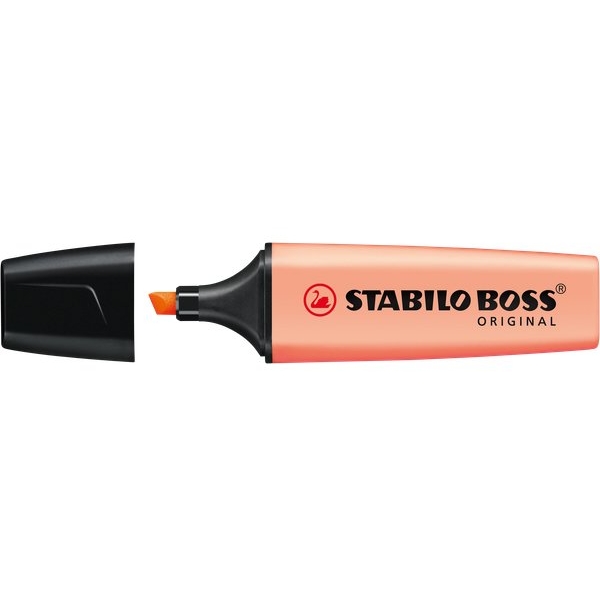 Evidenziatore Stabilo Boss Pastel - pesca - 70/126 (conf.10)