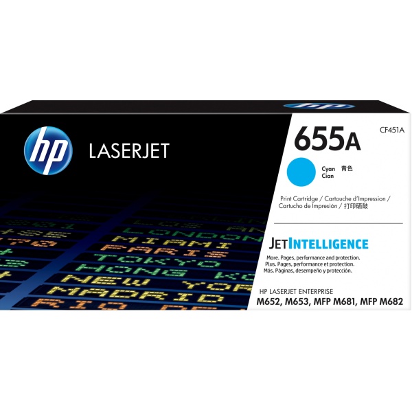 Toner HP 655A (CF451A) ciano - 163962