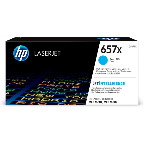 Toner HP 657X (CF471X) ciano - 163976