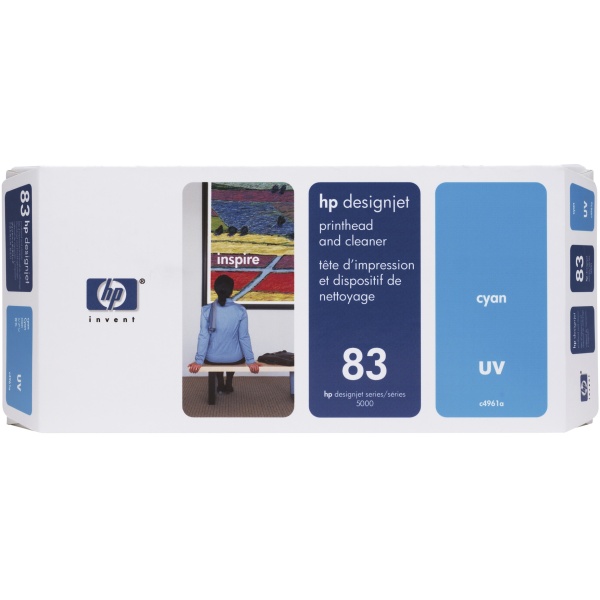 Testina di stampa HP 83 (C4961A) ciano - 174370