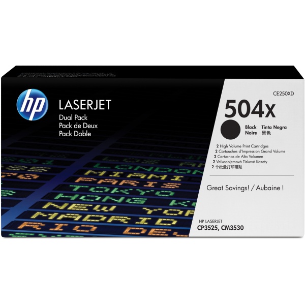 Toner HP 504X (CE250XD) nero - 234715