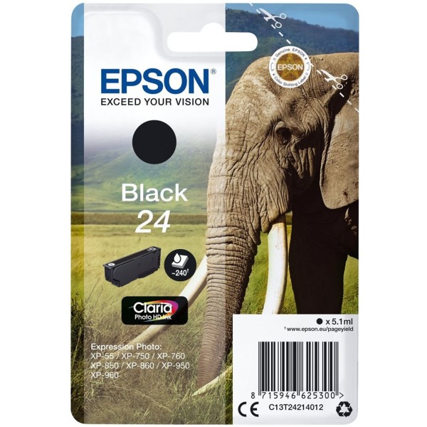 Cartuccia Epson 24 (C13T24214012) nero - 235860