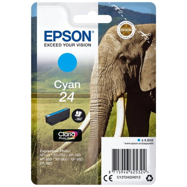Cartuccia Epson 24 (C13T24224012) ciano - 235865
