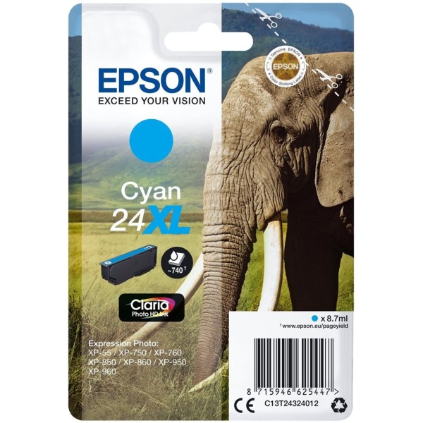 Cartuccia Epson 24XL (C13T24324012) ciano - 235921