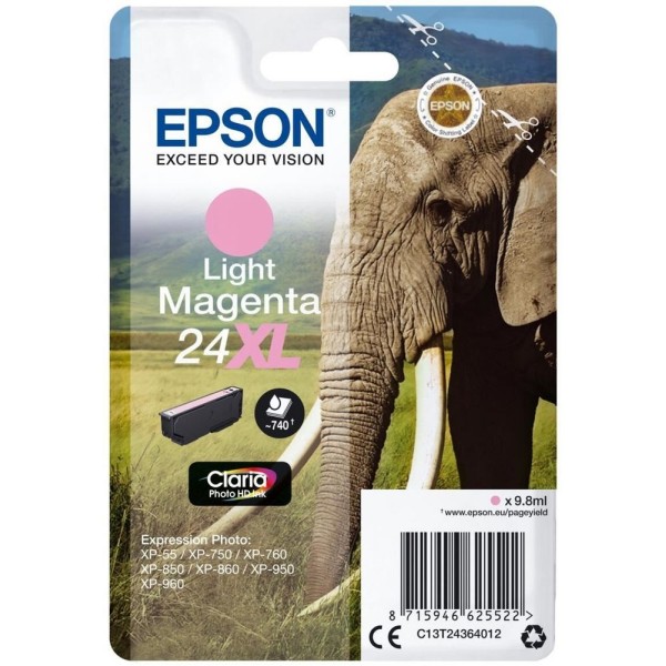 Cartuccia Epson 24XL (C13T24364012) magenta chiaro - 235958