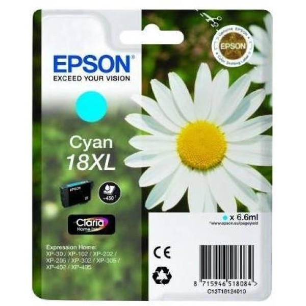 Cartuccia Epson 18XL/blister RS+AM+RF (C13T18124020) ciano - 242694