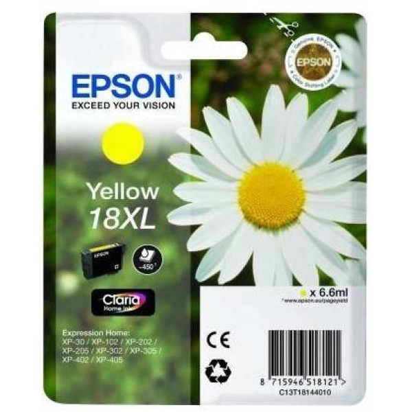 Cartuccia Epson 18XL/blister RS+AM+RF (C13T18144020) giallo - 242699