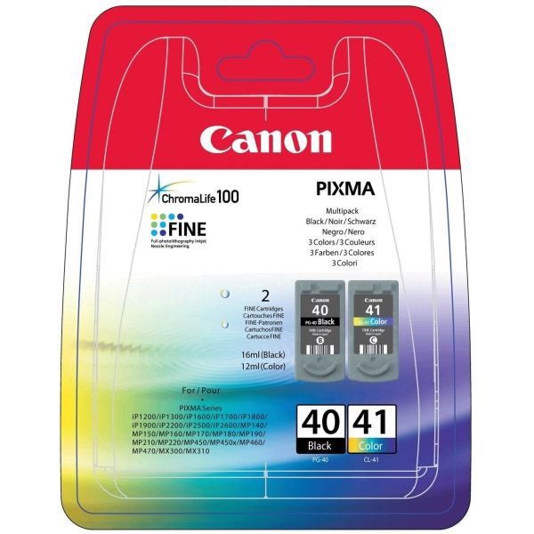 Serbatoio Canon PG-40 + CL-41 (0615B043) nero -colore - 242916