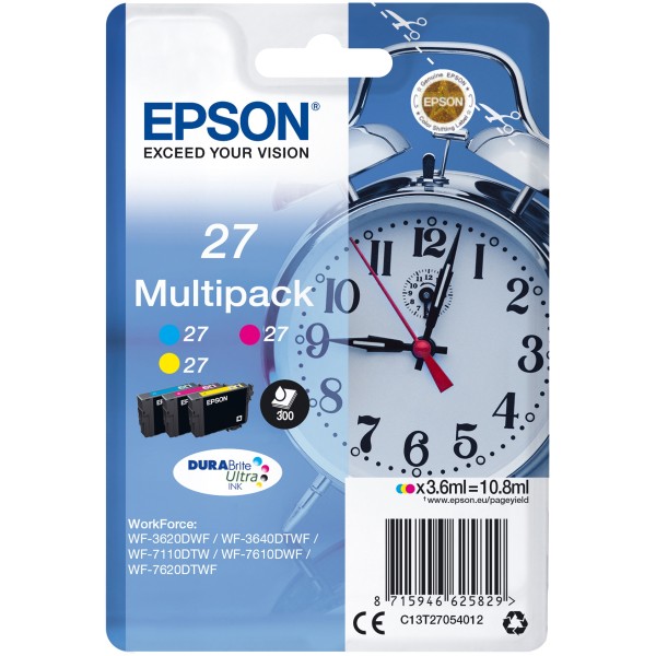 Cartuccia Epson 27 (C13T27054012) ciano-magenta-giallo - 244214