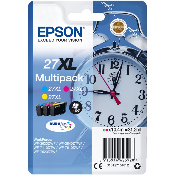 Cartuccia Epson 27XL (C13T27154012) ciano-magenta-giallo - 244242