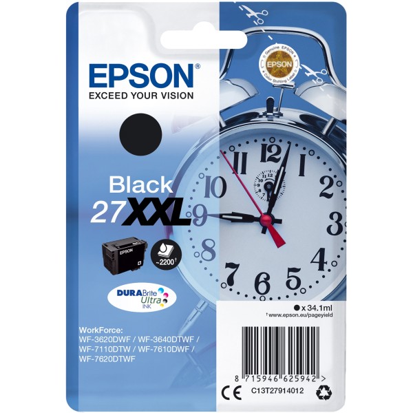 Cartuccia Epson 27XXL (C13T27914012) nero - 244256