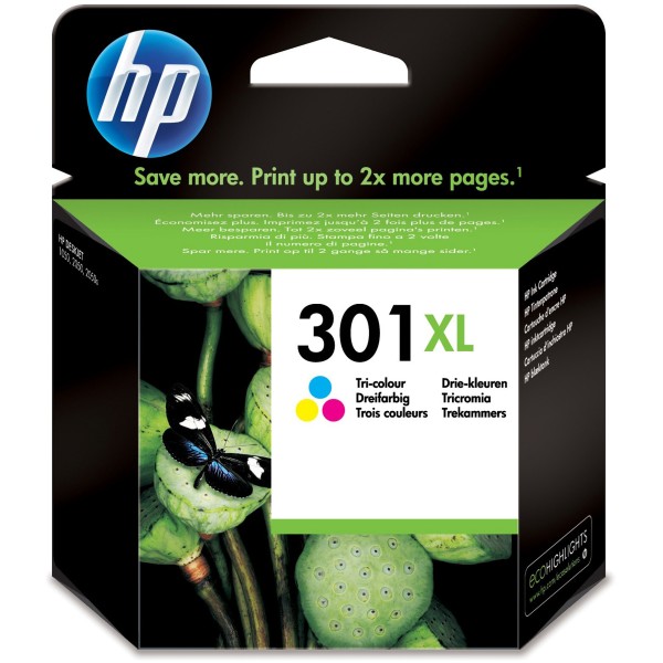 Cartuccia HP 301XL (CH564EE) ciano-magenta-giallo - 254334