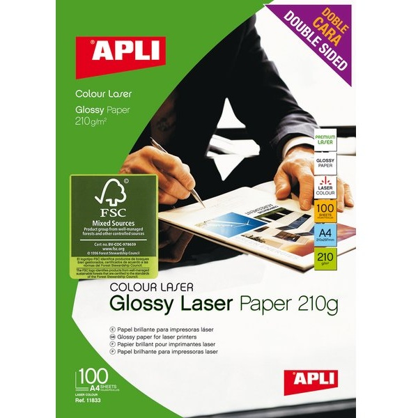 Carta digitale laser Decadry - A4 - 210 g - 011833 (conf.100)