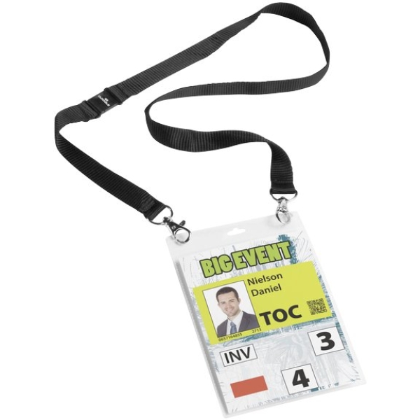 Portanome Maxi A6 Durable - Portanome Con Busta A6 E Cordoncino Duo - 10,5X14,8 Cm - 8525-01 (Conf.10)
