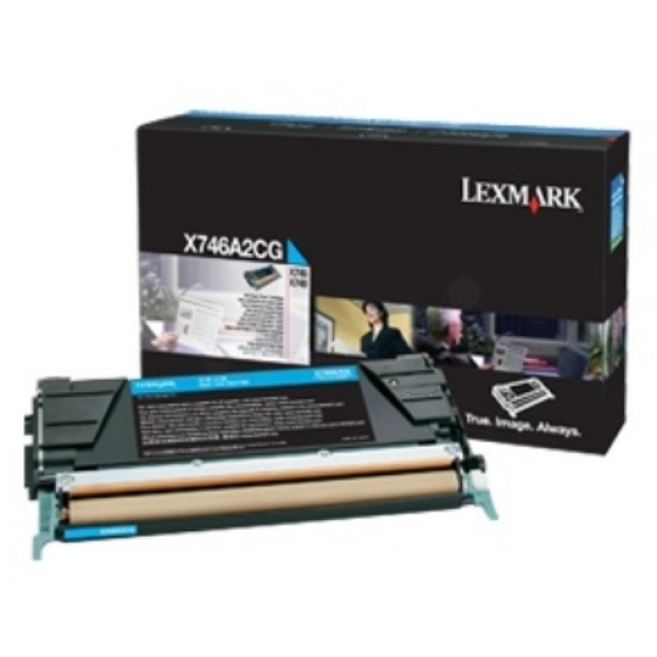 Toner Lexmark X746, X748 (X746A3CG) ciano - 300244