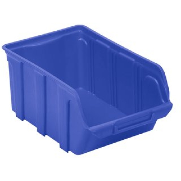 Contenitori Sovrapponibili Viso - Contenitore - Blu - 10 L - 21X33,5X17,5 Cm  - Tekni 4 B