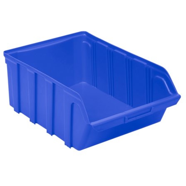 Contenitori Sovrapponibili Viso - Contenitore - Blu - 28 L - 31X47,5X19 Cm  - Tekni 5 B