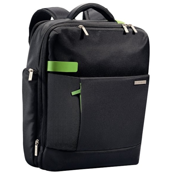 Zaino Smart Traveller Leitz Complete Per Pc  - 15X40X31 Cm - Nero/Verde - 60170095