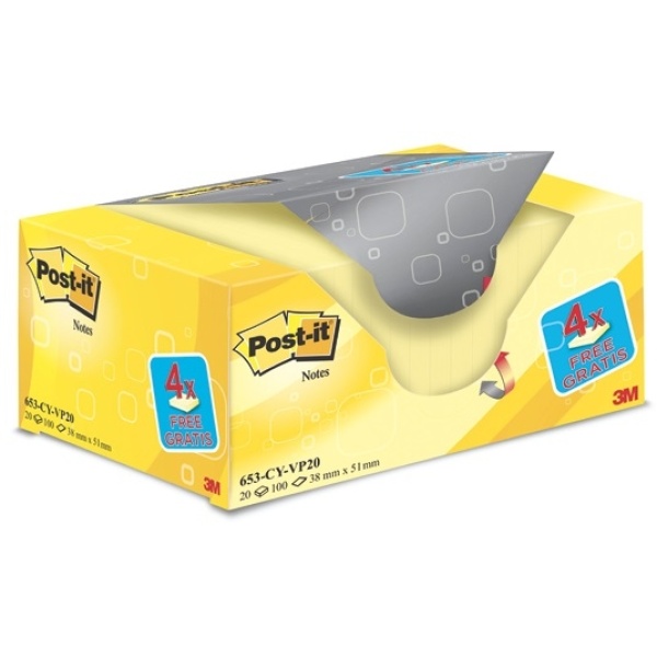 Post-It - 653CY-VP20