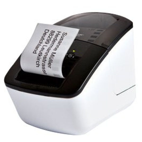 Stampante per etichette collegabile a PC "Plug&amp;Print". Rotoli DK fino a 62mm QL-700