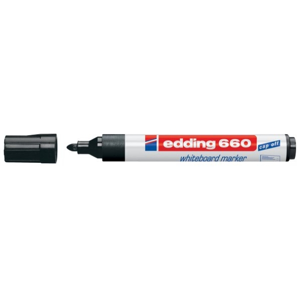 Marcatore per lavagna 660 Edding - nero - 4-660 001