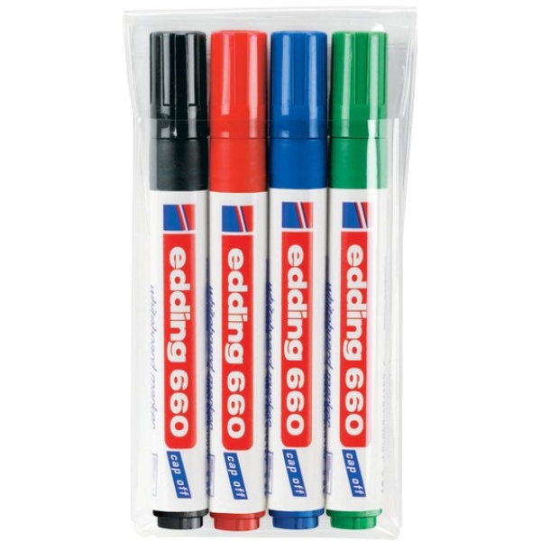 Marcatore per lavagna 660 Edding - assortito - 4-660-4 (conf.4)