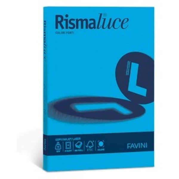 Carta e cartoncini in rismette Favini - forti - A4 - 200 g/mq - azzurro - A69G544 (risma50)