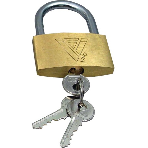Lucchetti con chiave Viso - 25x40x9 mm - CAD 401 SB