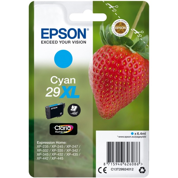 Cartuccia Epson T29XL (C13T29924012) ciano - 409416
