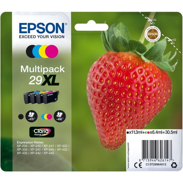 Cartuccia Epson T29XL (C13T29964012) nero-ciano-magenta-giallo - 409432