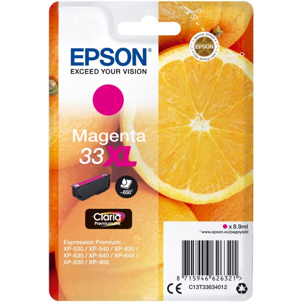 Cartuccia Epson T33XL (C13T33634012) magenta - 409501